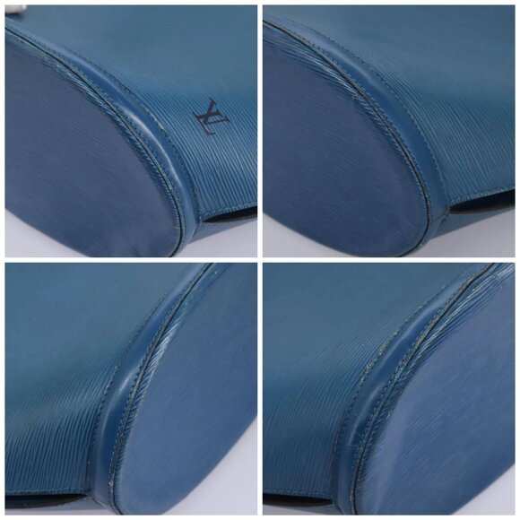 LOUIS VUITTON Epi Saint Jacques Shopping Shoulder Bag Blue Auth - Picture 15 of 16